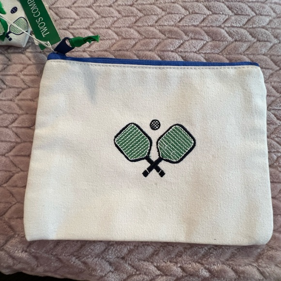 Two's Company Pickleball Bag Set 2 Cloth Bags NWT - Picture 3 of 8